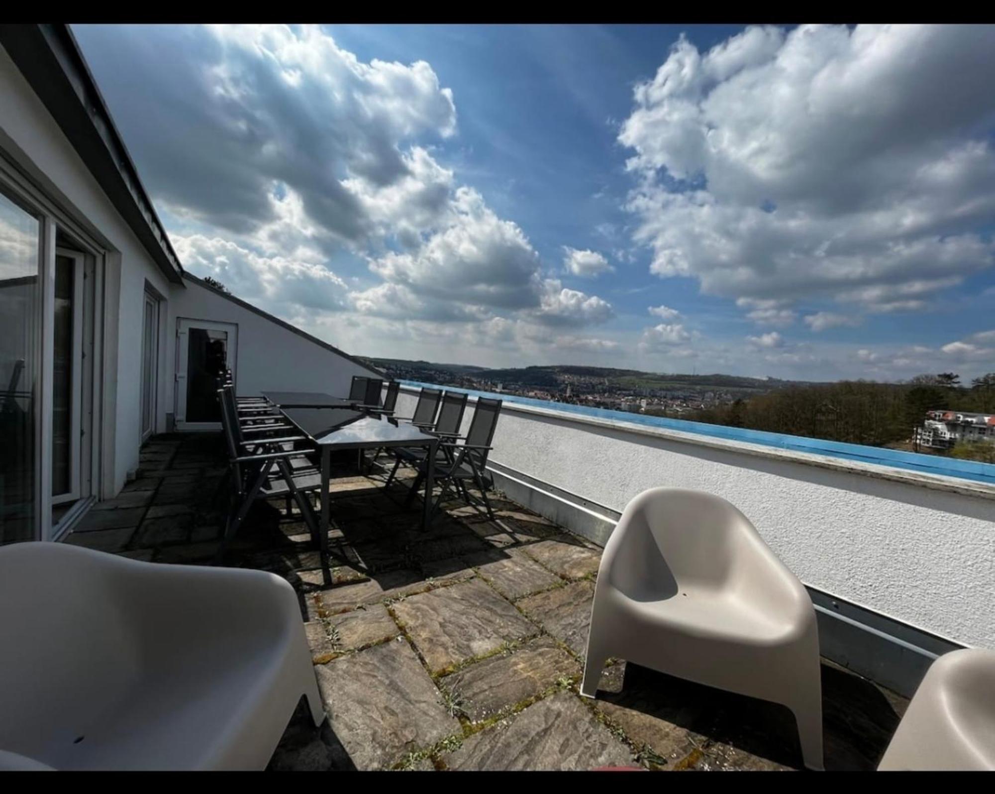 Penthouse Perfekt Fuer Teams, Familien Und Gruppen Apartment Bad Mergentheim Exterior photo
